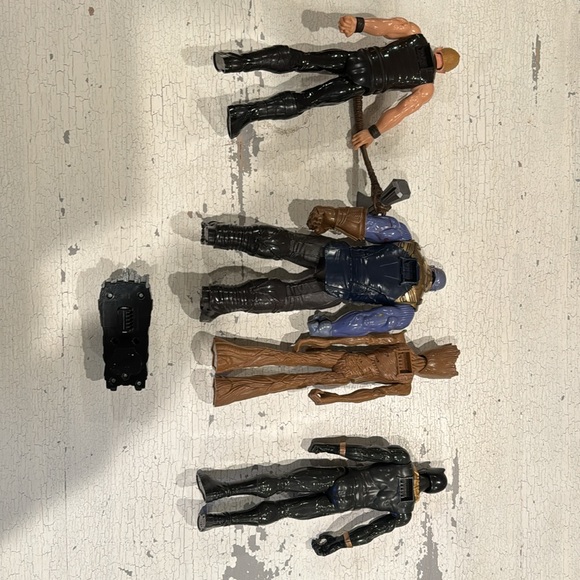 Marvel collection with sound box - Thor, Thanos, Groot, black panther. Set of 4 - Picture 6 of 6